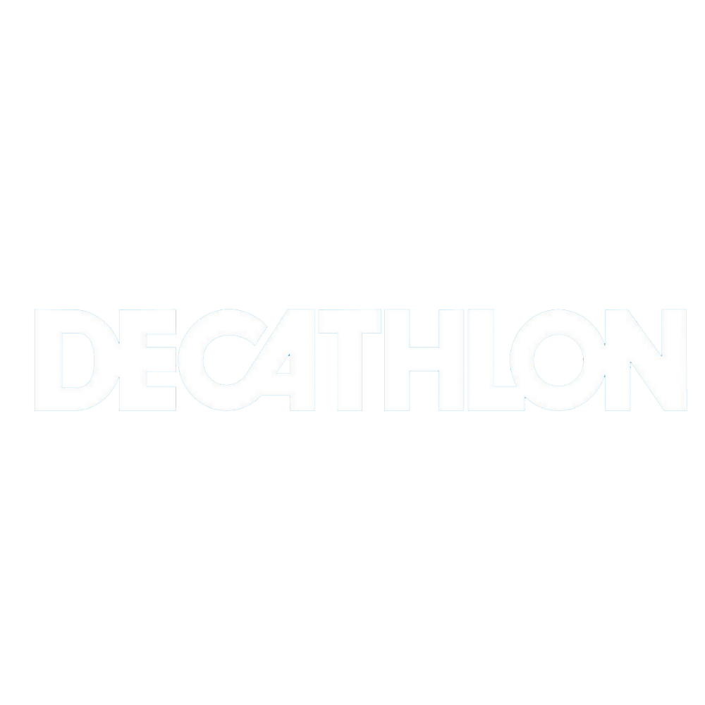Logo de DECATHLON blanc