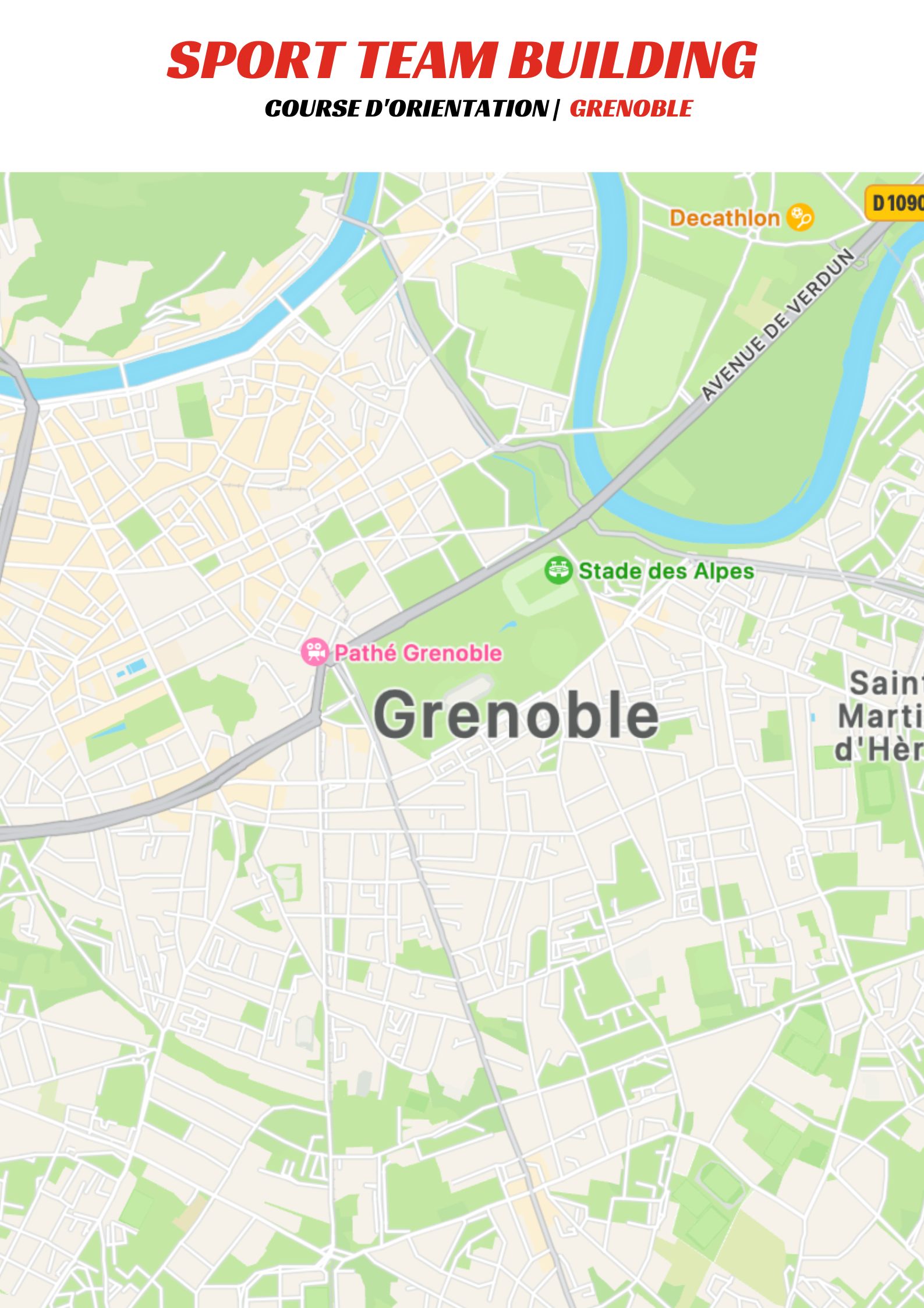 Course d'orientation à Grenoble pour entreprise et amis Course d'orientation à Grenoble pour entreprise et amis