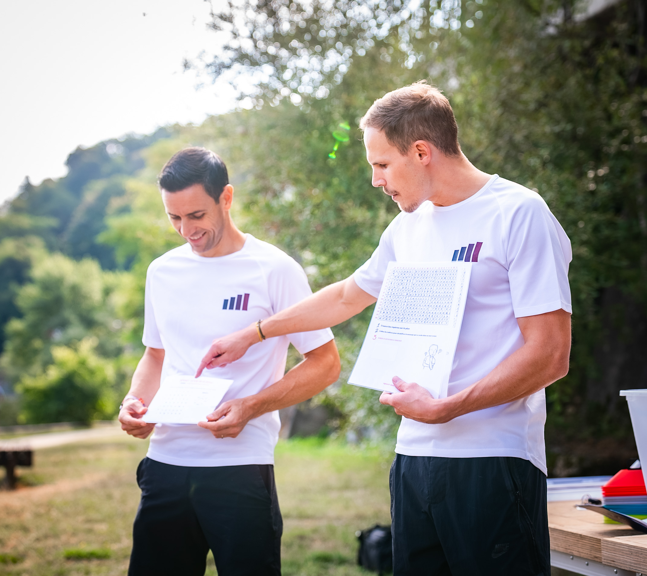 Martin Carrere et yann Chambert avec Sport Team building Martin Carrere et yann Chambert avec Sport Team building
