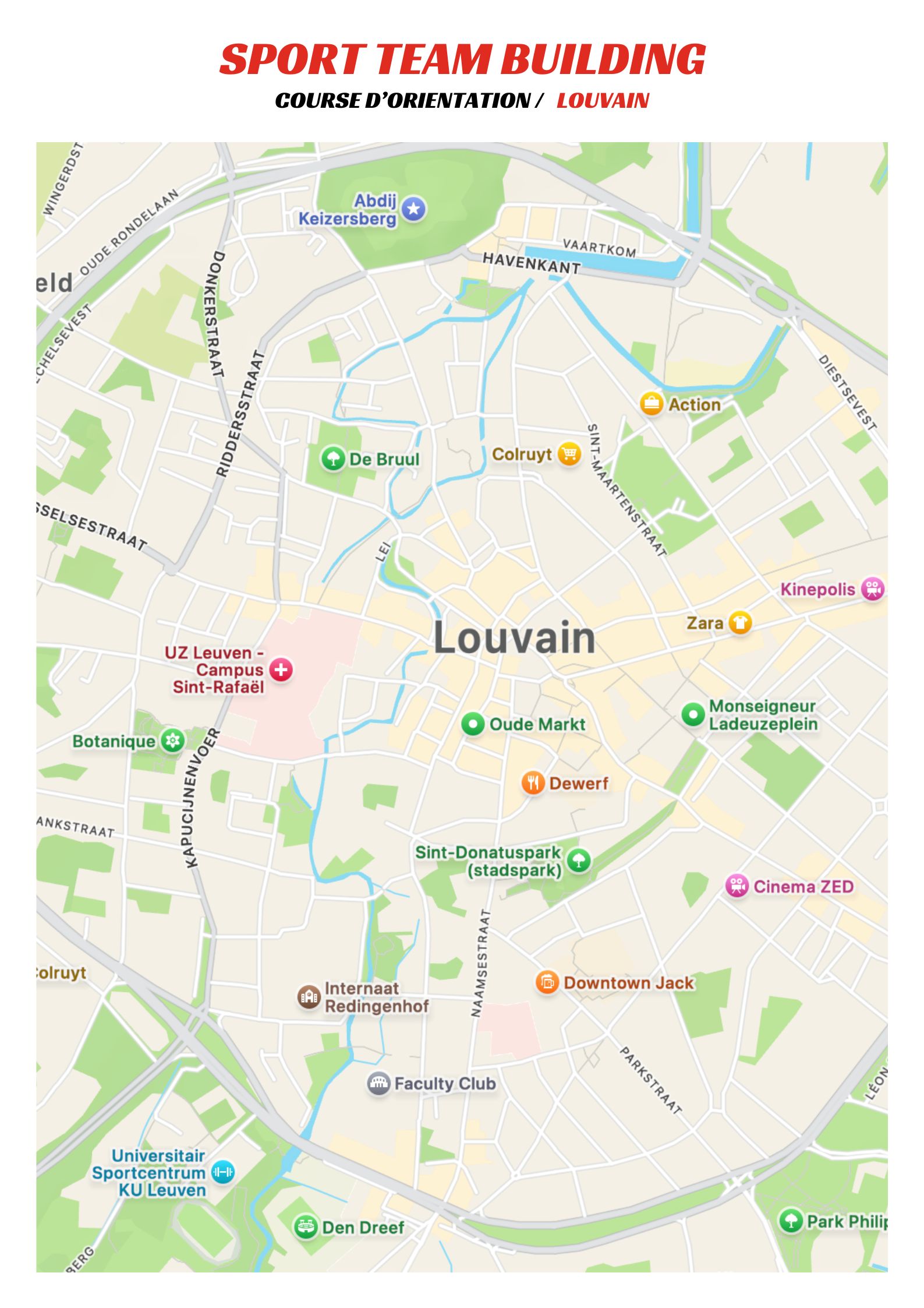 course d'orientation a louvain