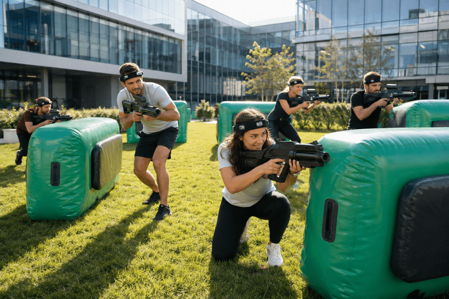 laser game mobile dans un domaine 